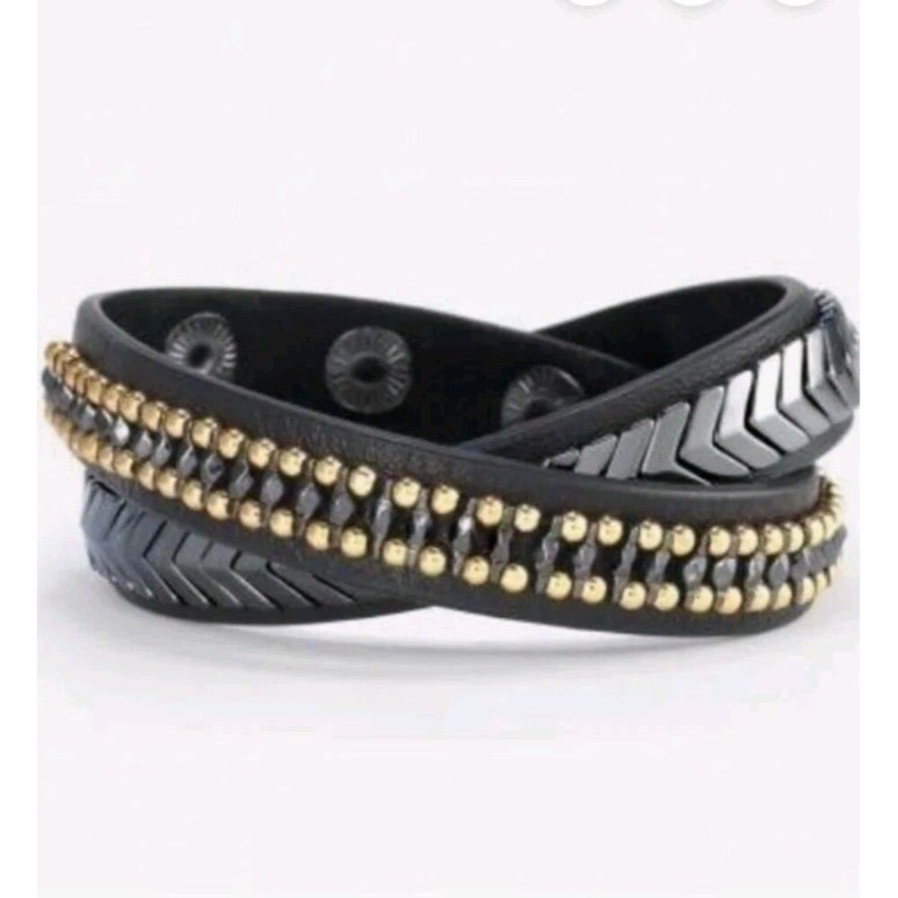 Stella & Dot Gilded Path Double Wrap Bracelet Boho Casual Boho Jewelry choker